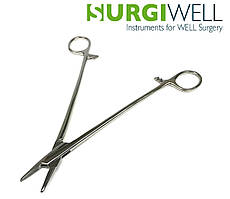 Голкотримач по Mayo-Hegar зубчастий, довжиною 26 см  ( И-10-3 )