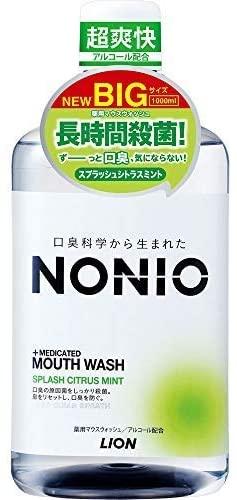 LION NONIO Splash Citrus ополіскувач рота з тривалим захистом від неприємного запаху, цитрус і м'ята, 1000 мл