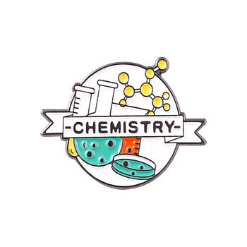 "Колби Хімія Chemistry" значок (пін) металевий