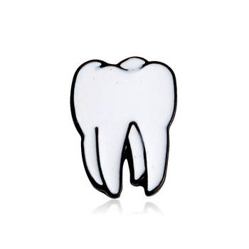 "Зуб" значок (пін) металевий