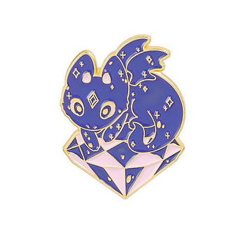 "Беззубик на діаманті (Як приборкати дракона)" значок (пін) металевий