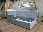 Ліжкоодноспальне,двоспальне м'яке з підйомним механізмом Ніка Кут, фото 3