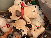Плюшевый мопс игрушка имитация собаки кукла мягкие игрушки 40 см.
