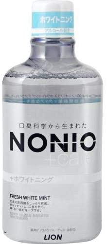 LION NONIO Plus Care Ополіскувач для зубів, що відбілює та усуває неприємний запах, біла м'ята, 600 мл