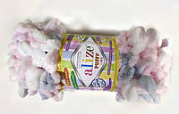 Пряжа для ручного вязания Alize Puffy цвет разноцветный
