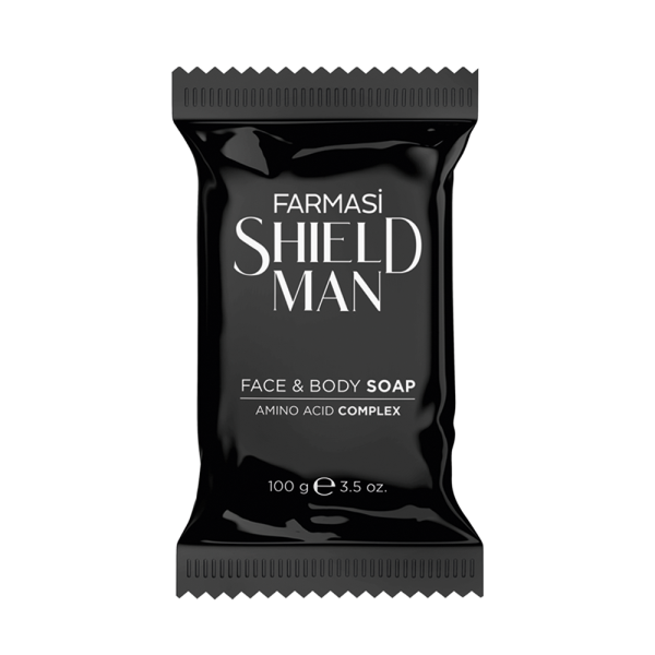 Чоловіче мило для обличчя і тіла Shield Man Amino Acid, 100 г Farmasi