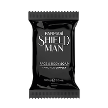Чоловіче мило для обличчя і тіла Shield Man Amino Acid, 100 г Farmasi