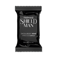 Чоловіче мило для обличчя і тіла Shield Man Amino Acid, 100 г Farmasi