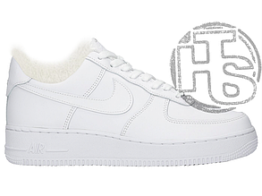 Жіночі кросівки Nike Air Force 1 Low White 07 (с мехом) CW2288-111