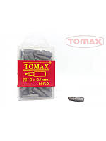 Біти магнітні для шуропокрутів PH-3x25 Tomax 60 шт.