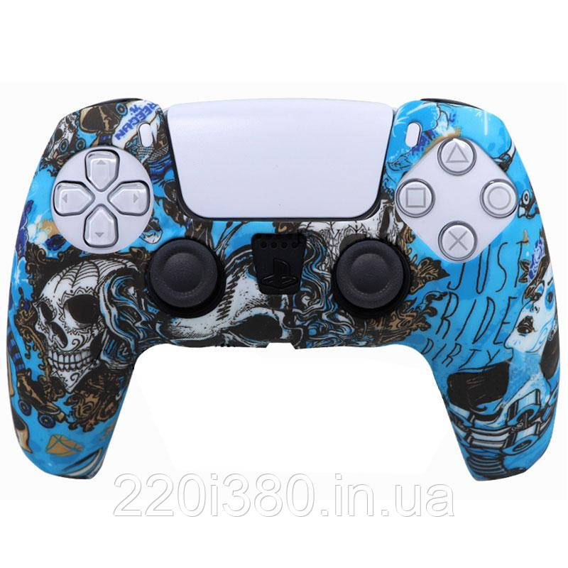 Силіконовий чохол для джойстика PS5 Dualsense принт Ride (HS-PS5315D)