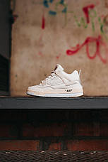 Дитячі кросівки Nike Jordan 4 Off-White Beige K0010, фото 3