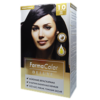 Крем-краска для волос Farma Color Deluxe Черный 1.0 Farmasi