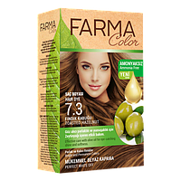 Крем-краска для волос без аммиака Farma Color 7.3 Ореховый Farmasi
