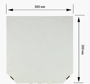 Коробка для піци 30 см біла Т22 300х300х35 мм (уп. 25 шт)