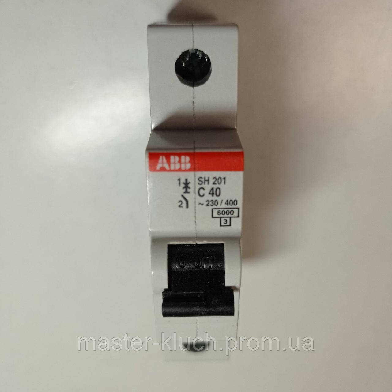 Автоматический выключатель 40А АВВ SH201 С40 - фото 3 - id-p5720392