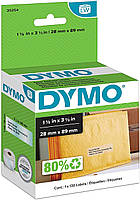 Этикетки прозрачые DYMO 28мм х 89 мм для принтера DYMO LabelWriter