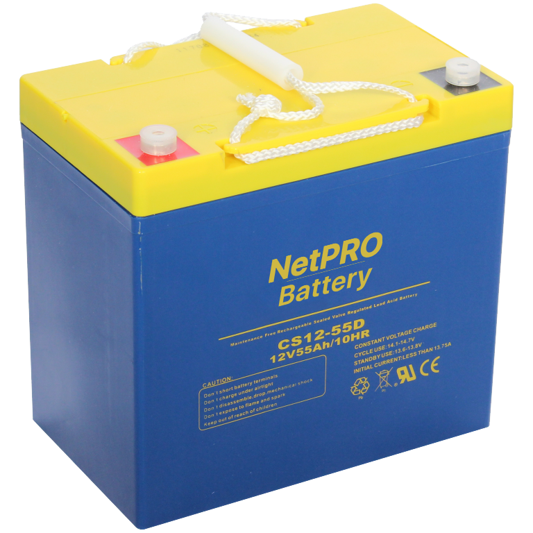 Акумулятор NetPRO CS12-55D (12В 55Ач)