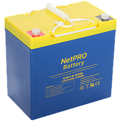 Акумулятор NetPRO CS12-55D (12В 55Ач)