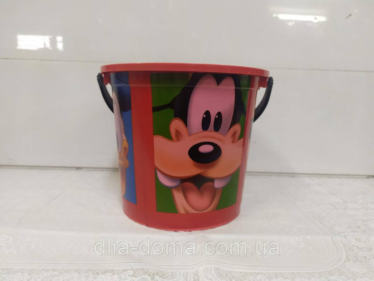 Ведро 4,5 л п/п з малюнком., фото 1