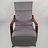 Крісло гойдалка Avko ARC001 Walnut Gray, фото 2