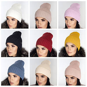 Модна шапка для дівчаток дівчат та жінок Хіт, Жіноча кашемірова шапка для дорослих та підлітків