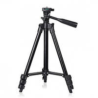 Штатив напольный Tripod 3120A для фотоаппарата, телефона, камеры (Черный)