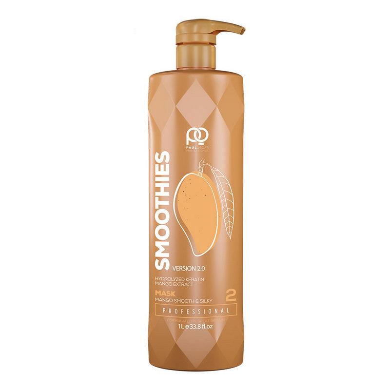 Кератин для волосся Paul Oscar Smoothies Version 2.0 Cranberry Smooth Silky набір 2х1000 мл