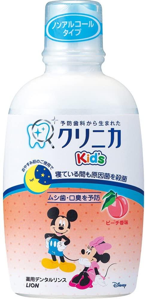LION Clinica Kid"s Дитячий ополіскувач для зубів, смак персик, 250 мл
