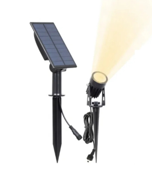 Вуличний світильник на сонячній батареї T-SUN IP65 6000K кабель 3м, фото 1