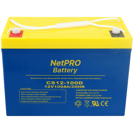 Акумулятор NetPRO CS12-100D (12В 100Ач), фото 2
