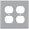 Розетка американського стандарту Leviton 5362-IG (сіра). Фосфориста бронза., фото 7