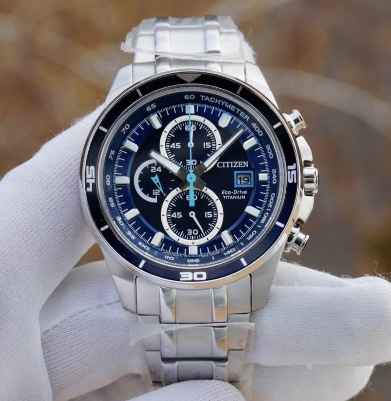 Чоловічі Годинники Citizen CA0349-51L Eco-Drive Chronograph Titanium