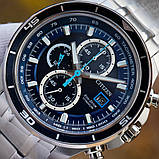 Чоловічі Годинники Citizen CA0349-51L Eco-Drive Chronograph Titanium, фото 5