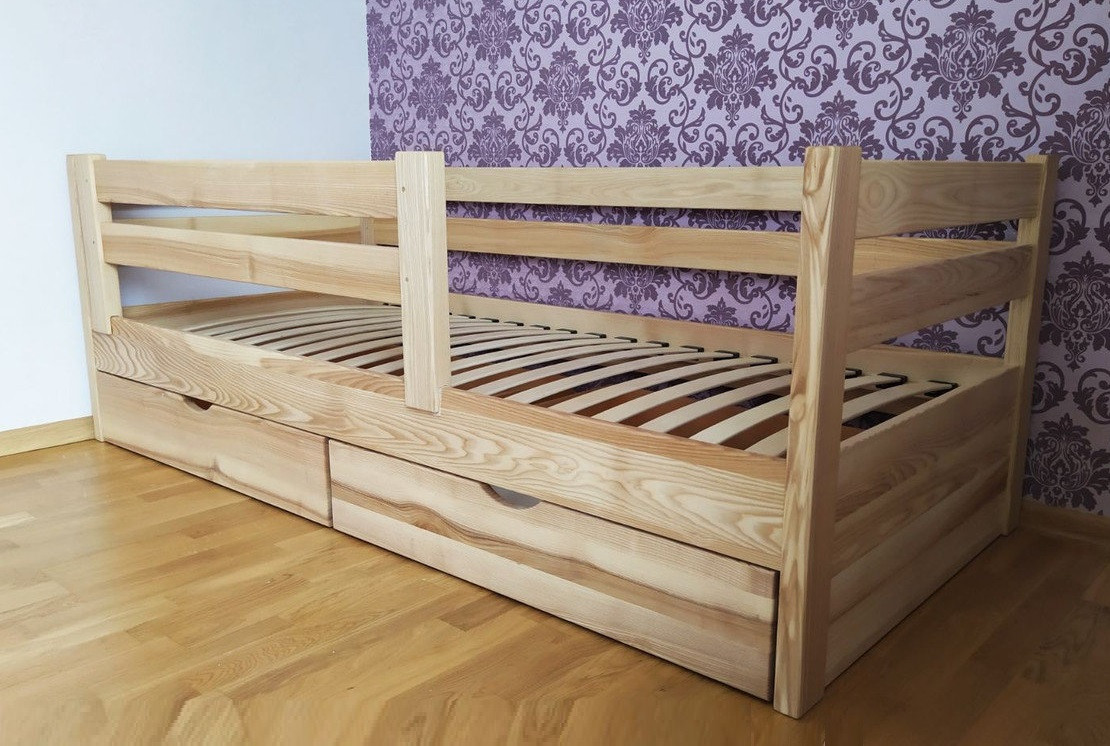 Дерев'яне ліжко Женева, фото 1