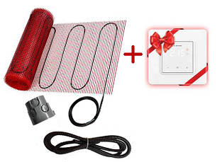 Двожильний нагрівальний кабель в маті надтонкий Бренд FLEX EHM Серія Terneo S Преміум (Р)