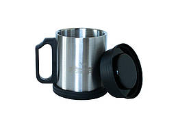 Термокружка TRAMP з кришкою та підставкою 300мл сірий TRC-006