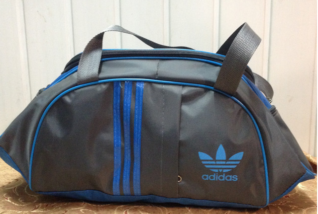 Женская сумка спортивная Adidas только ОПТ (серый)