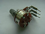 Потенціометр b100k 15mm з вимикачем для пультів, фото 3