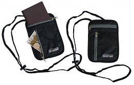 Нагрудний гаманець малий Tramp  13х18см (чорний) TRP-015
