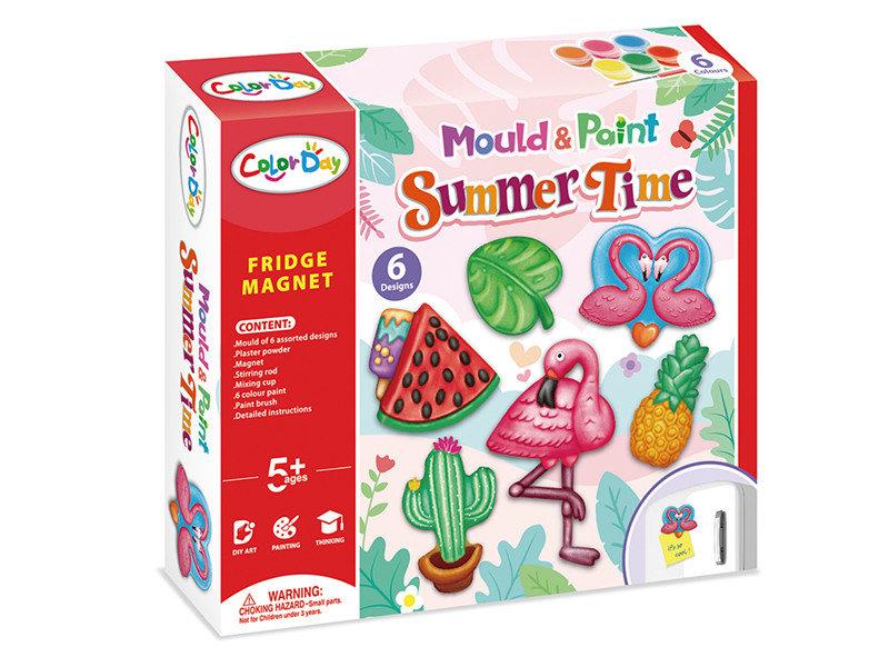 Набір дитячої творчості Форма і фарби - Літо магніти на холодильник HC319547