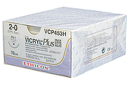 Викрил Плюс (Vicryl Plus) 1, длина 90см, кол. игла 40мм VCP359H