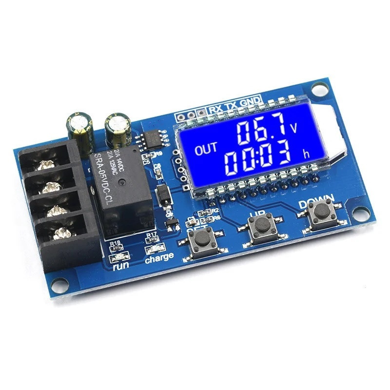 Модуль керування зарядом акумуляторної батареї XY-L10A контролер з дисплеєм