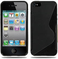 TPU Duotone Apple iPhone 5/5S/SE Чорний (матово-прозорий)