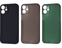 Memumi Carbon Ultra Slim Case (PC) iPhone 12 Pro Max (dark gray)