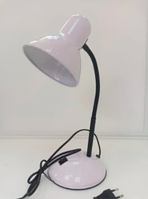Настольная лампа E27 LMN096 белая с выключателем