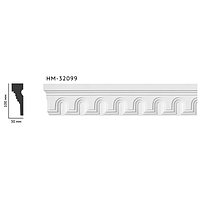 Молдинг для стен с орнаментом Classic Home HM-32099, лепной декор из полиуретана