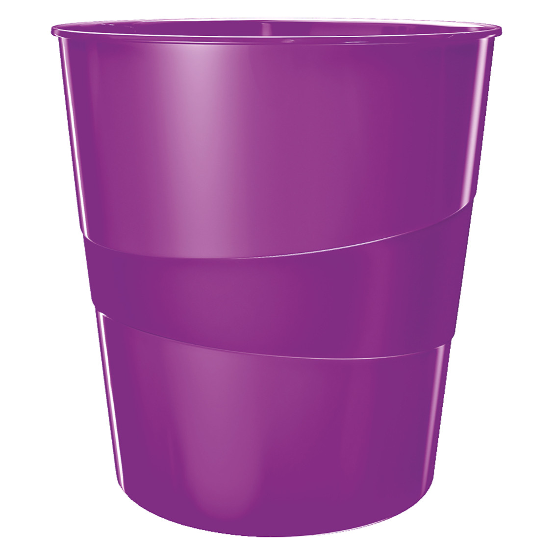 Кошик для сміття Leitz WOW 15 л Фіолетовий