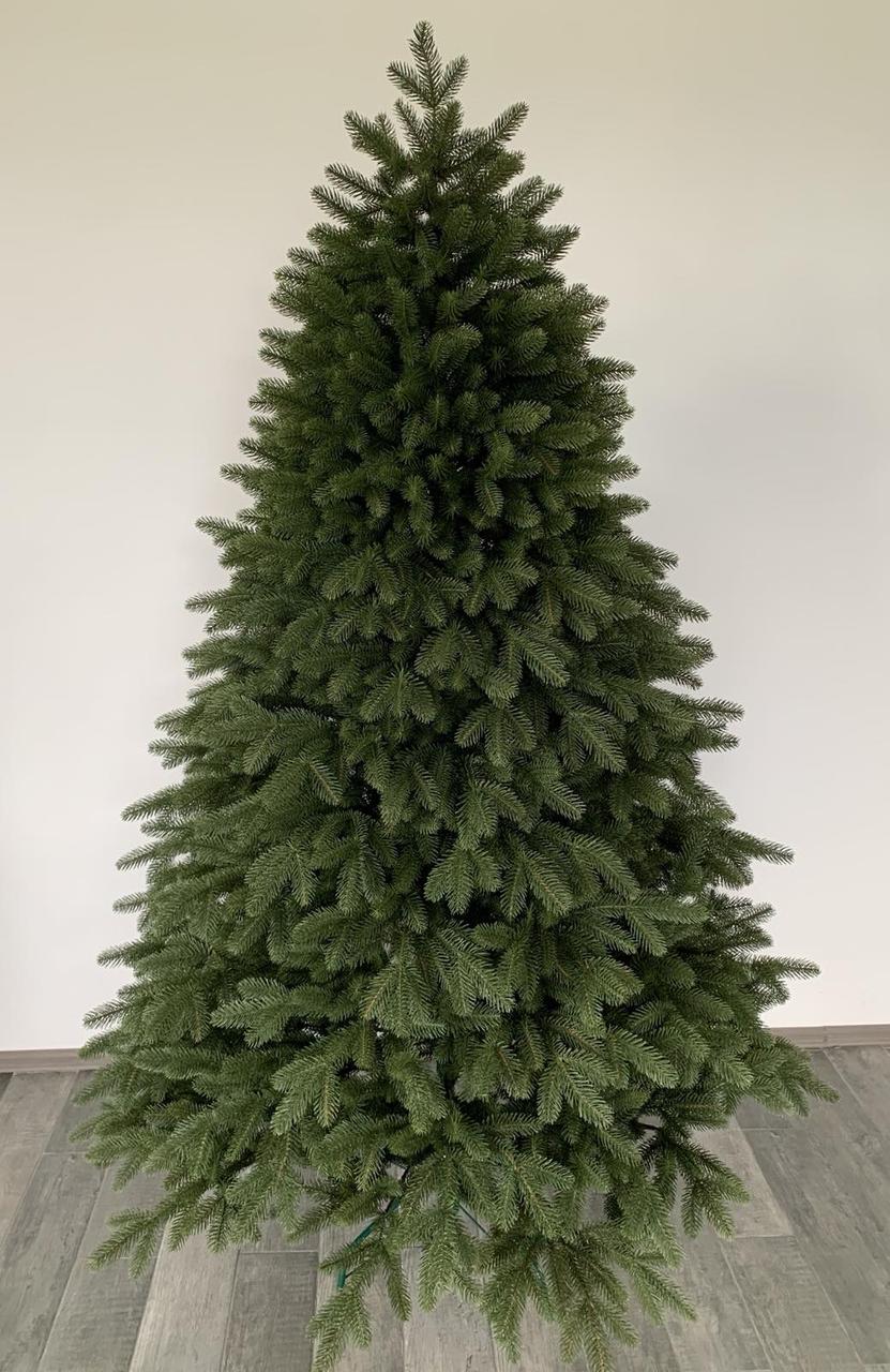 Штучна лита зелена ялинка "Еліт"/новорічна ялина 210 см