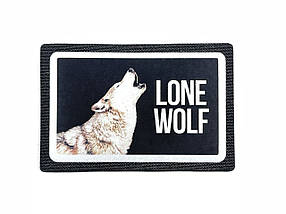 Нашивка Wolf ~ Вовк 60х40 мм
